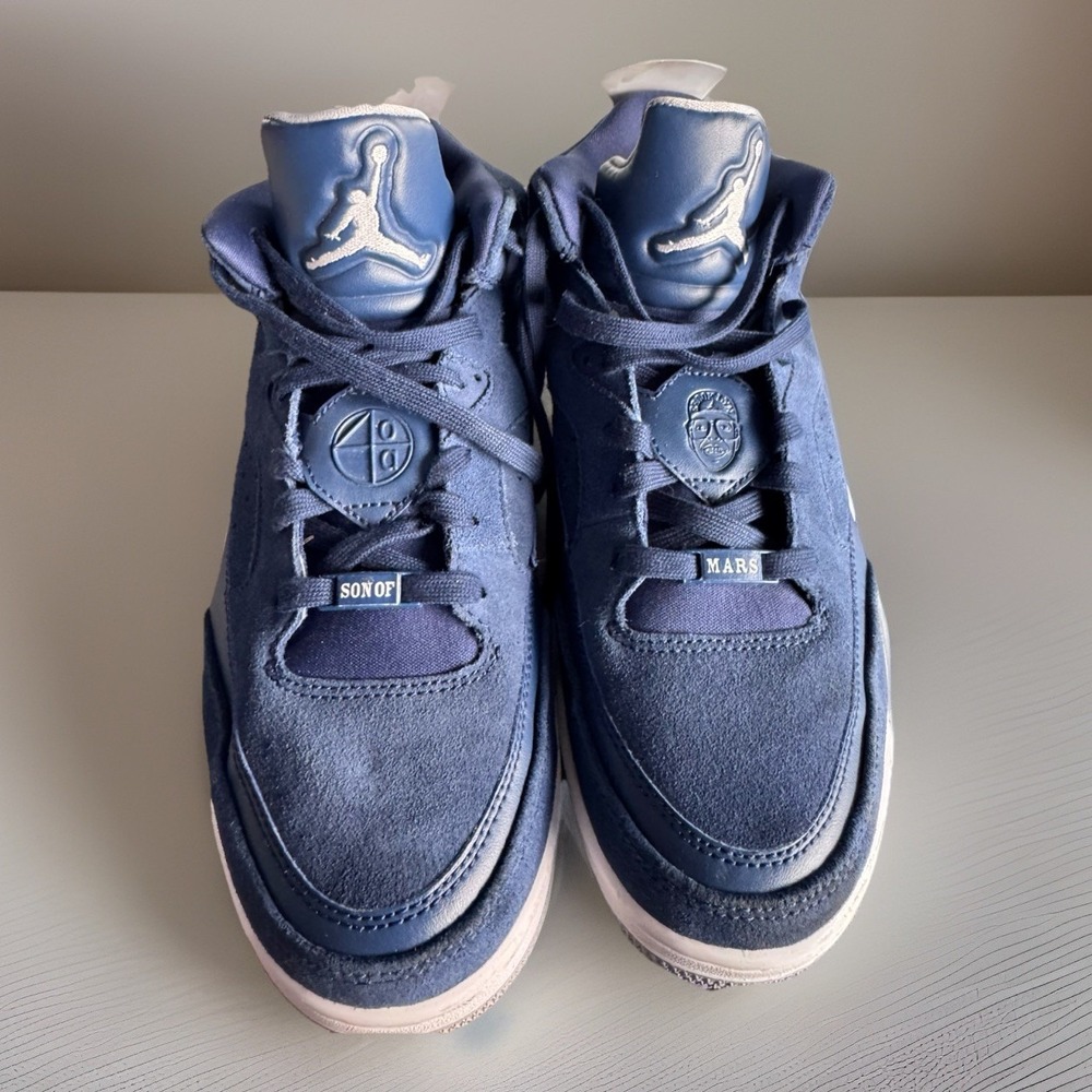 Jordan Son of Mars Basketball Shoes Navy Suede Mens Size 11 - Picture 3 of 9